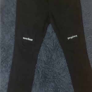 RtA Black Text Detail Leggings